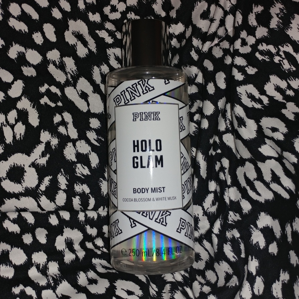 PINK VS holo glam mist